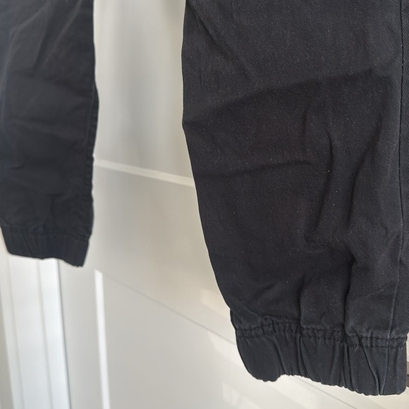Aeropostale Joggers Pants Athletic Elastic Ankle Black Men's. Size S - Picture 7 of 9